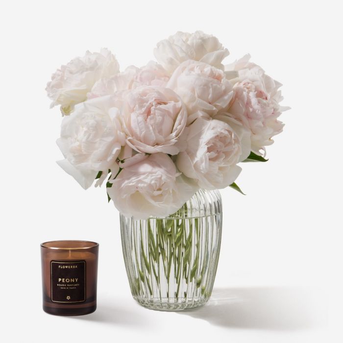 Powder Pink Peony Flowers Flowerbx