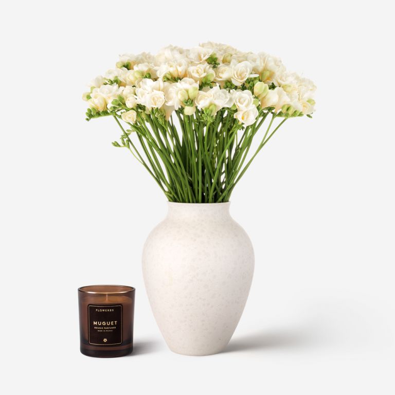 50 stems in a Medium Mayfair Vase