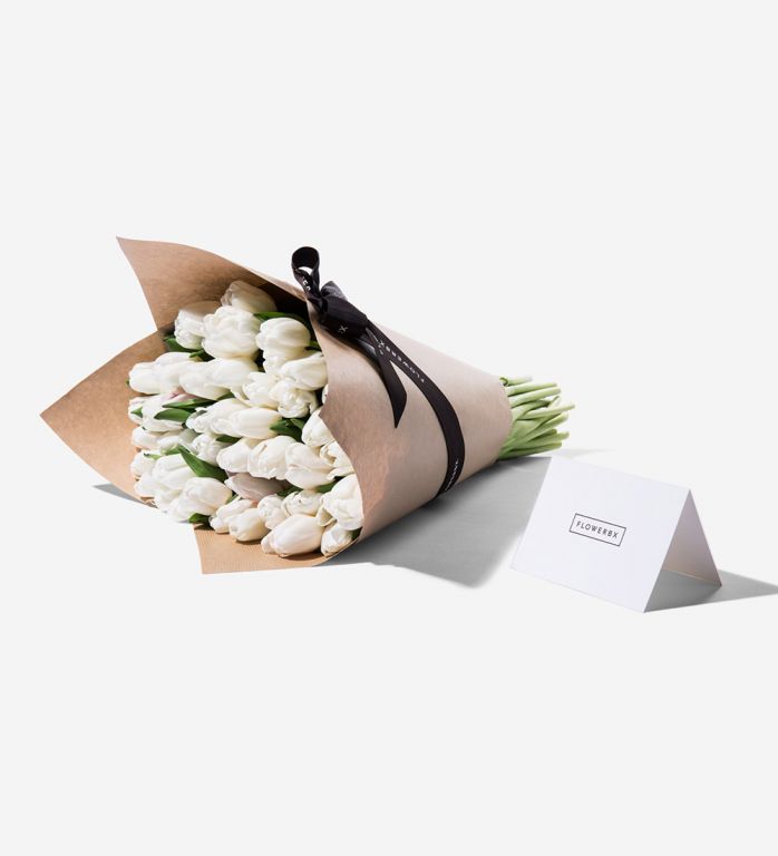 50 stems in our luxury gift wrapping