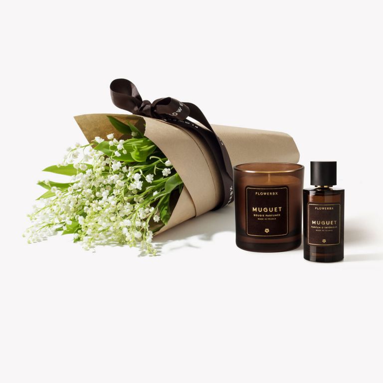 Bridal White Lily of the Valley, Candle & Room Spray Set