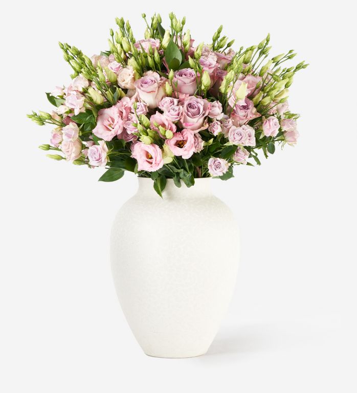 Lilac 001 - Extraordinary (80 Stems) in a Large Mayfair Blanc Vase