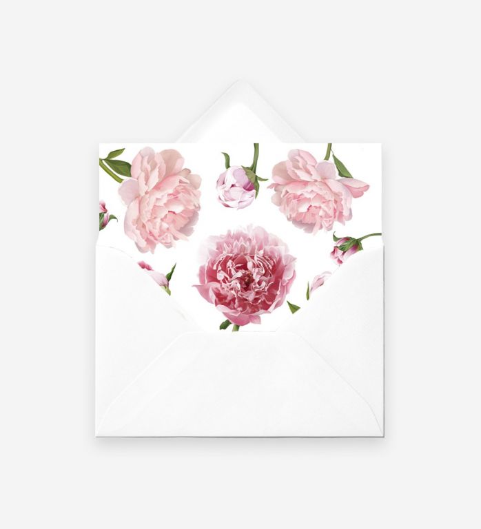 The Peony Card - Pink