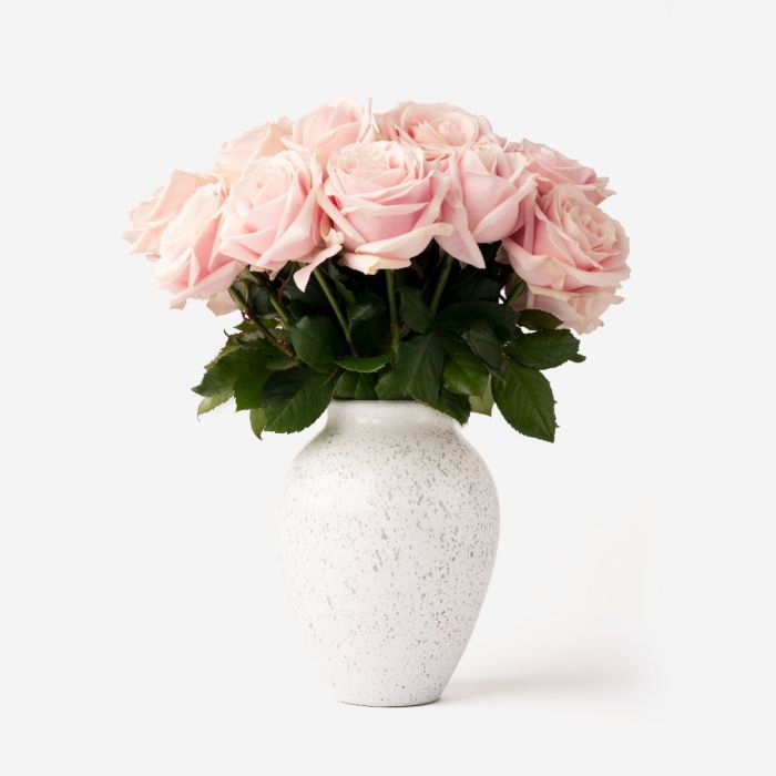 Small Mayfair Pink Sweet Rose Vase Set
