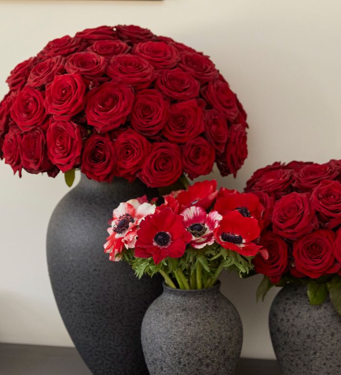 FLOWERBX 50 Red Roses Bouquet