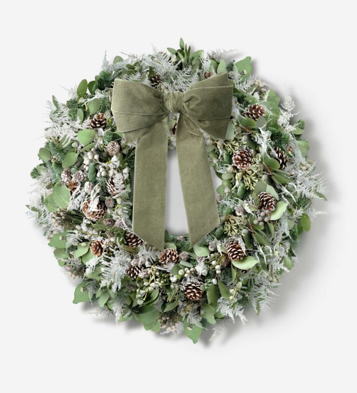 Frosted Pine Christmas Wreath