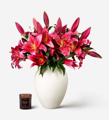 10 Stems in a Large Mayfair Vase