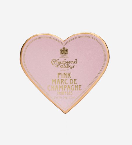 Mini Pink Marc de Champagne Chocolate Truffles