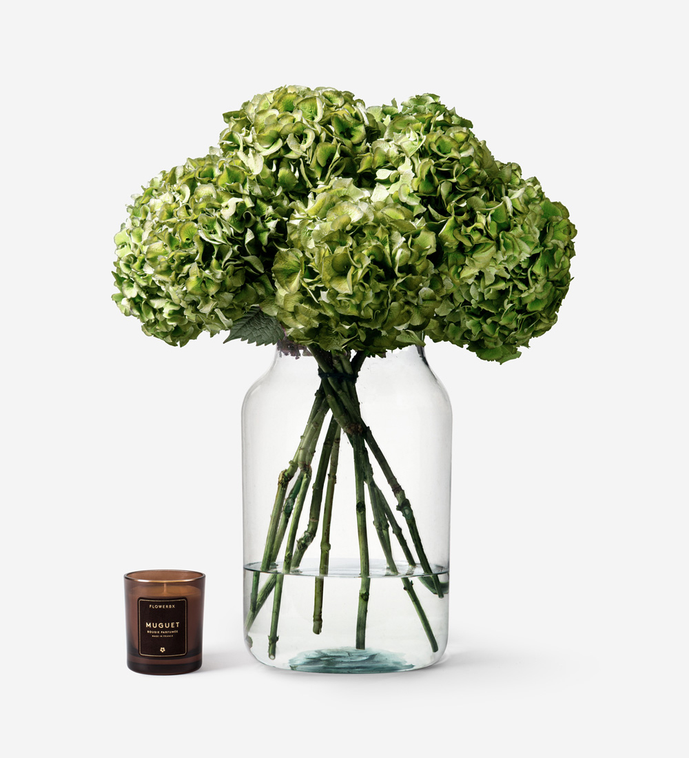 FLOWERBX Small Mayfair Blanc Vase