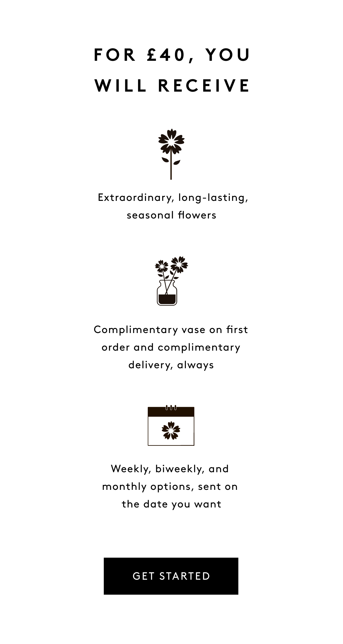 Get flowers weekly, monthly all year round