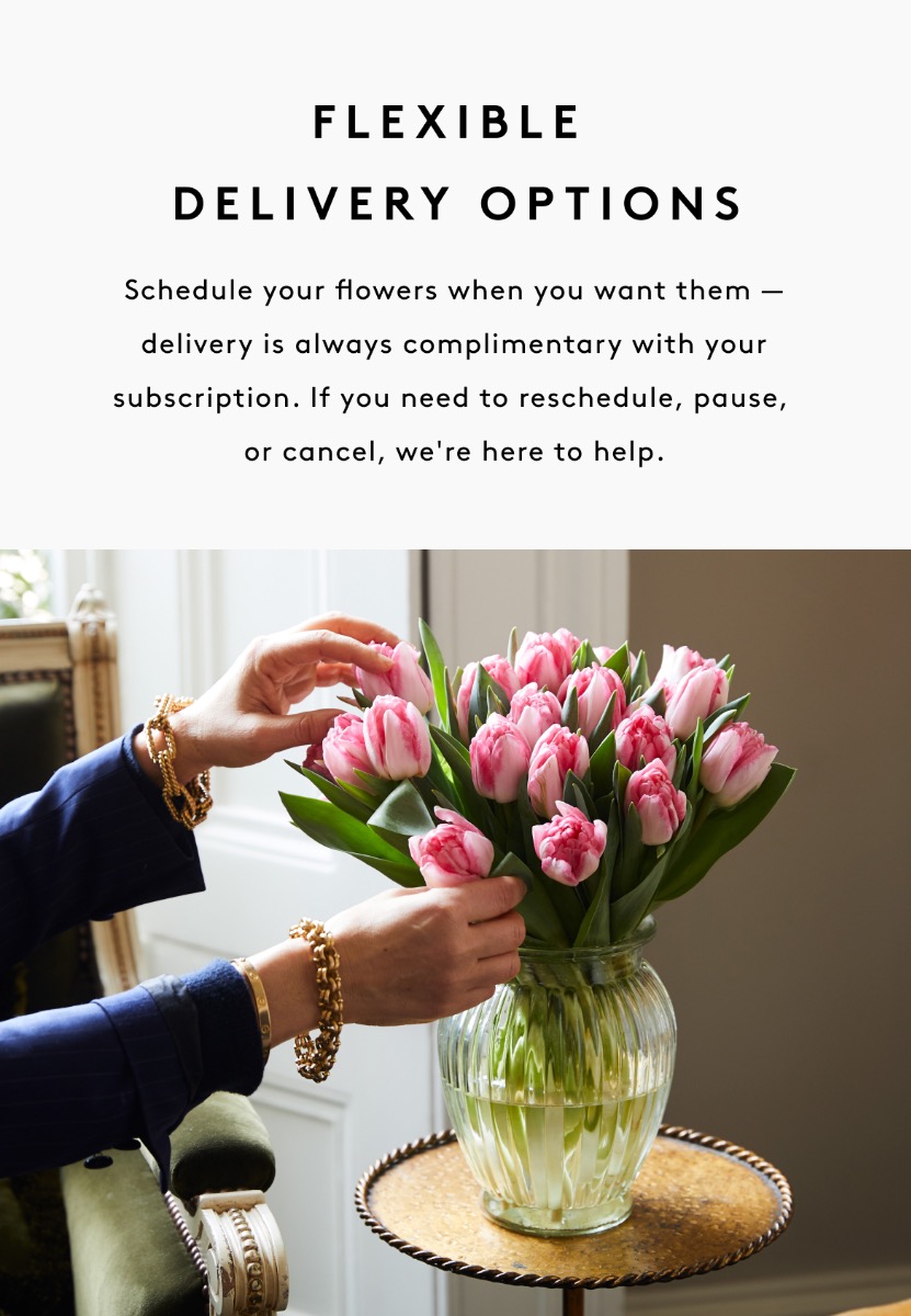flexible delivery options