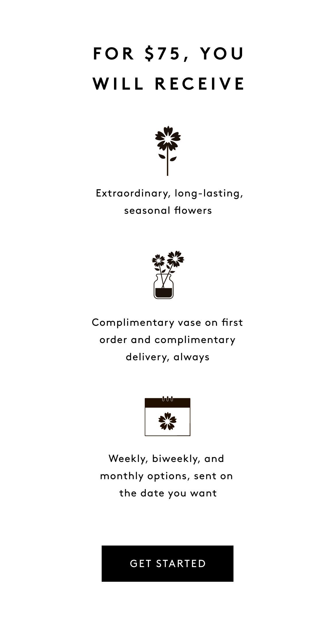 Get flowers weekly, monthly all year round